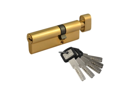 Мех-м цилиндровый МЦ-90 (55-35в) ЛПУВ УК-90 (латунь) перф.кл. (ключ-вертушка) Нора-М