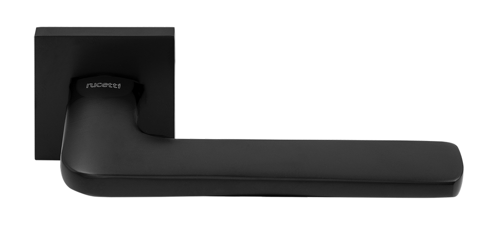 Ручка дверная квадрат RAP 34 SLIM-S BL черный  RUCETTI
