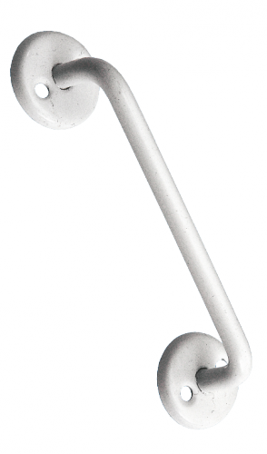 Ручка-скоба РС-100-3 (полимер белый) Кунгур/150