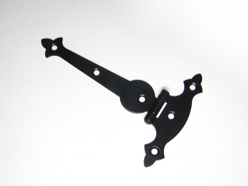 Петля-стрела мебельная "Классика" ПСМК-150 черный матовый НОЭЗ