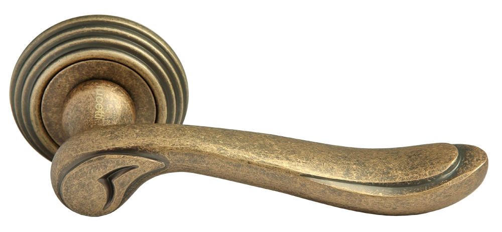 Ручка дверная  RAP-CLASSIC-L 6 OMB старая матовая бронза RUCETTI