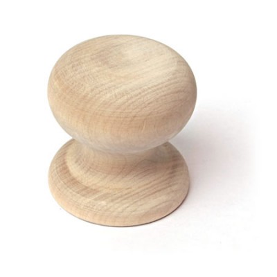 Ручка-кнопка дерево БАННАЯ классика большая ЛИКОН /40