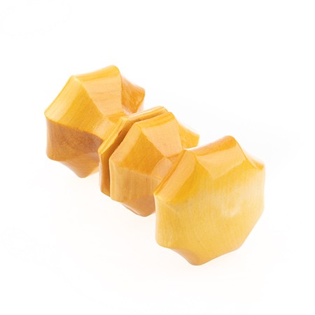 Ручка-кнопка дерево ЙО-Лимон (фигур.)/24