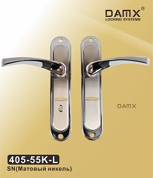 Ручка дверная на планке 405-55-L DAMX SN MSM(12)
