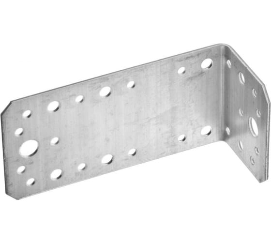 Уголок крепежный 50*90*55*2,0мм оцинк(уп 50шт)Н-ск