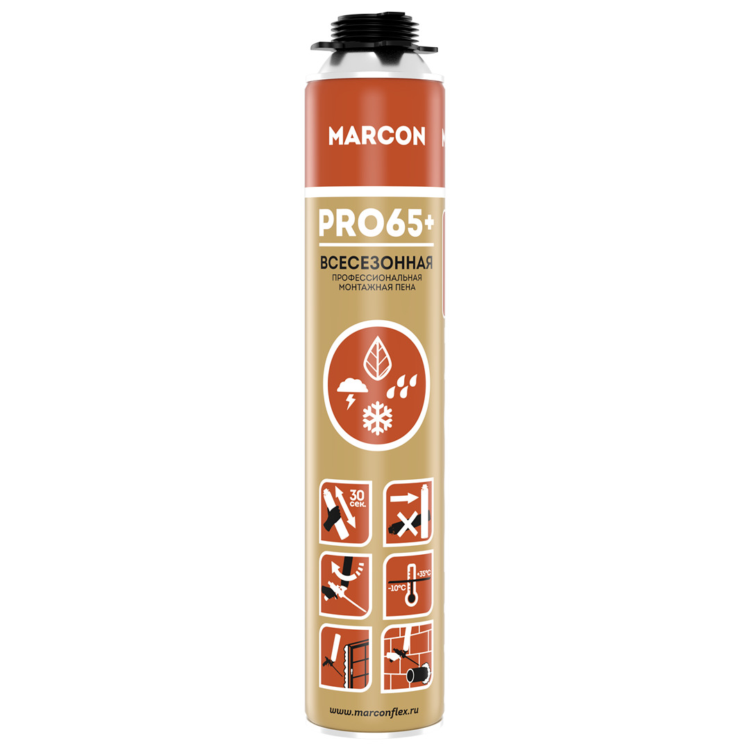 Пена монт. проф. 65+ всесезонная MARCON PRO