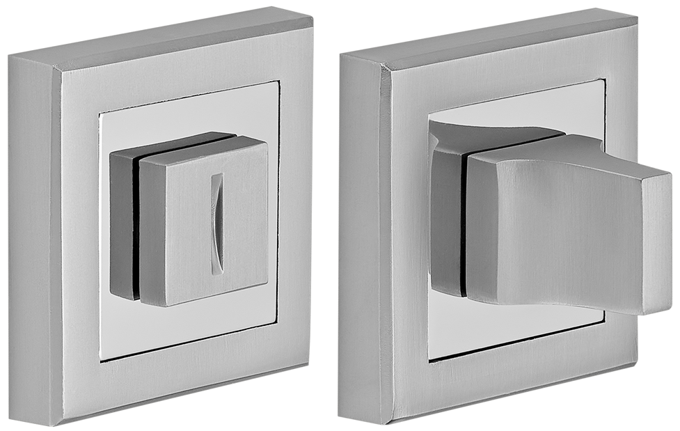 Завертка сантехническая квадрат RAP WC-S SC/CP мат.хром/хром  RUCETTI