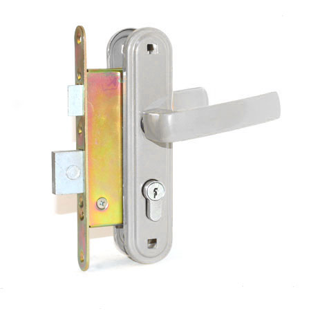 Замок врезной с ручкой 4-3.05 (бриллиант) Зенит/15 00-00000526