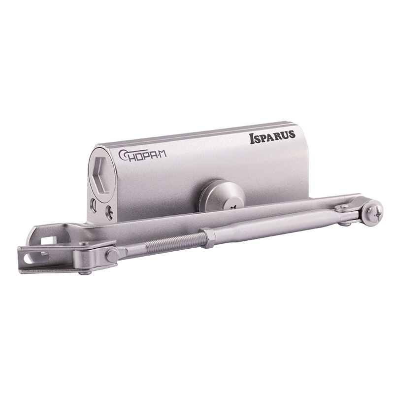 Доводчик ISPARUS 430 (от 50 до 110кг) СЕРЕБРО/10