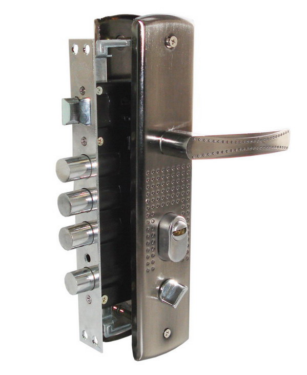 Замок врезной с ручками ЗВ-7.01 КР левый ДКД МАРЛОК/16