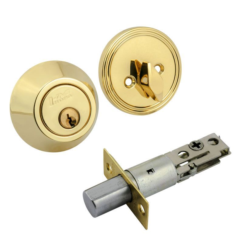 Замок врезной D1 золото (кл/фикс.) Нора-М/30