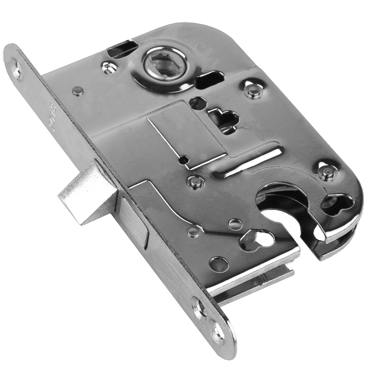 Замок врезной 2018 хром под ЦМ MARLOK