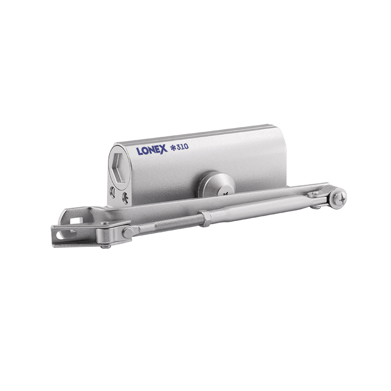 Доводчик LONEX  310 (от 15 до 60кг) СЕРЕБРО морозостойкий/10
