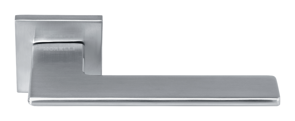 Ручка дверная квадрат  МН-51-S6  SC мат.хром  МОРЕЛЛИ