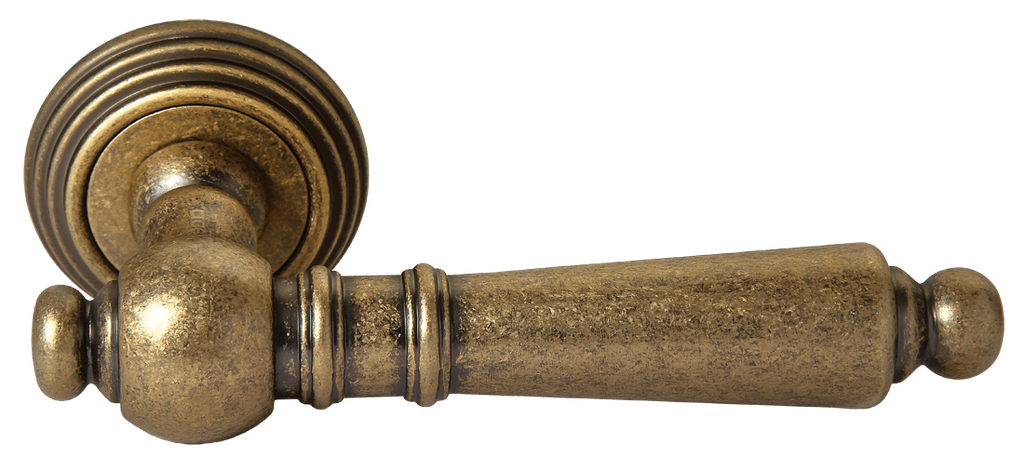 Ручка дверная  RAP-CLASSIC-L 8 OMB старая матовая бронза RUCETTI
