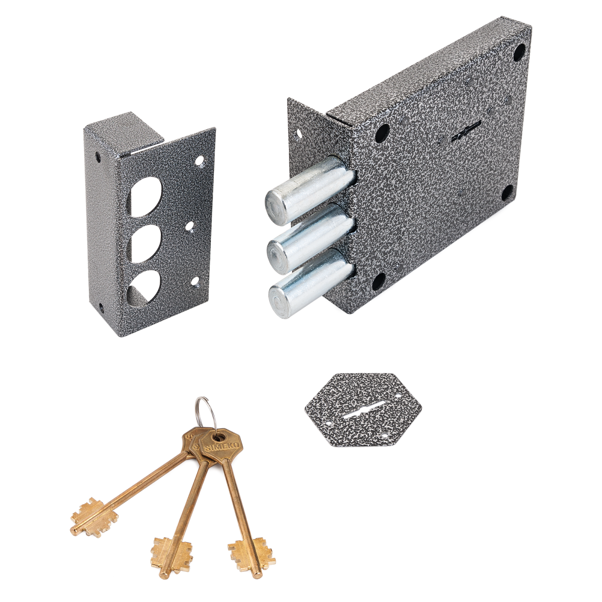 Замок накладной ЗНУ*3 Боровичи