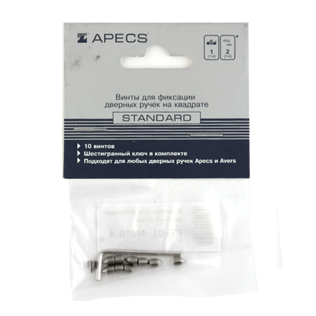 Комплект д/фиксации дверных ручек FS-01-M6*8.4 Apecs/480,60
