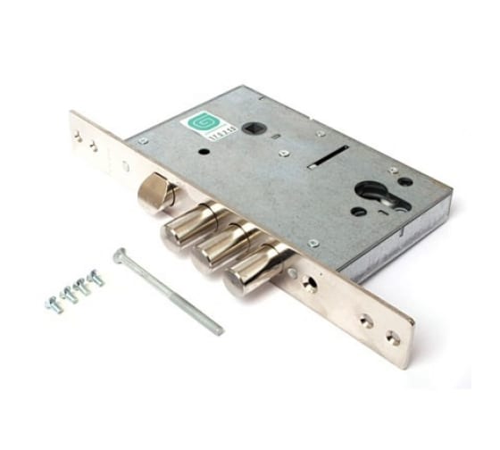 замок врезной 32.11 без цил. Гардиан/15