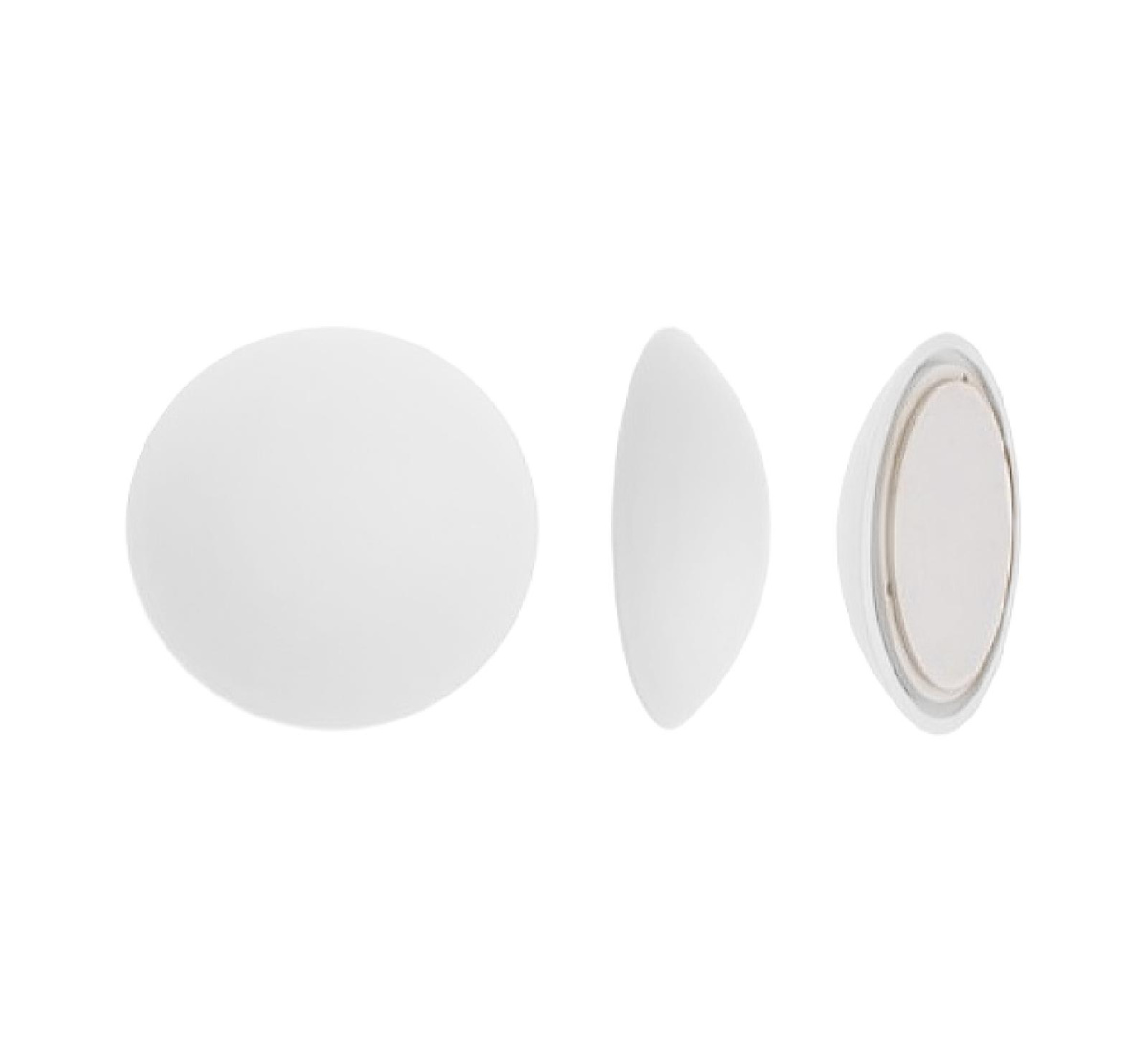 Демпфер PB-01 БЕЛЫЙ пластик (ограничитель дверной) АЛЛЮР/600,5