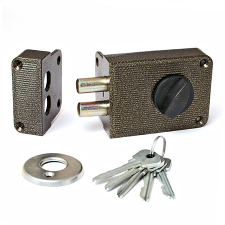 Замок накладной ЗН1-3 бронза Зенит /16