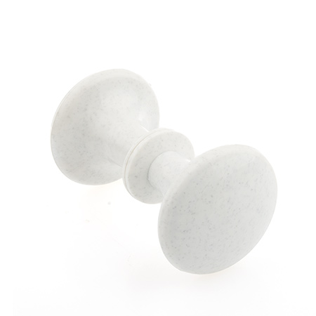 Ручка-кнопка дверная Б (серый мрамор) пласт. Воронеж /80