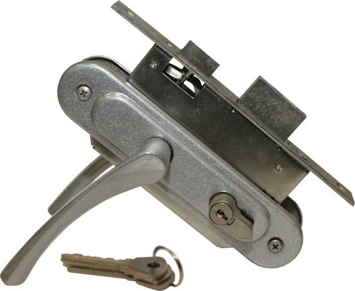 Замок врезной с ручками ЗВ 7 (бриллиант) Омега/10