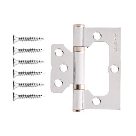 Петля без врезки 75*63*2,5-B2-CR хром Аверс /96,12