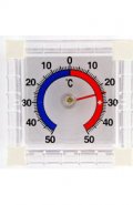 Термометр оконный биметаллический квадр.ТББ (блистер)