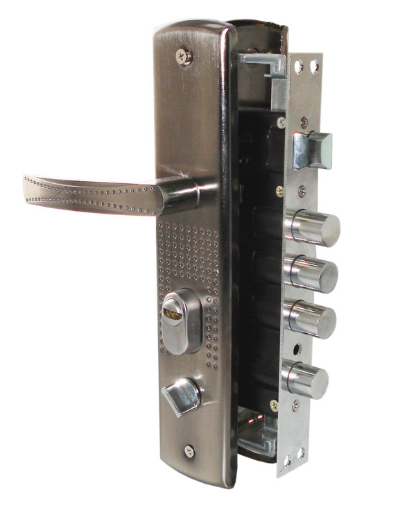 Замок врезной с ручками ЗВ-7.01 КР правый ДКД МАРЛОК/16