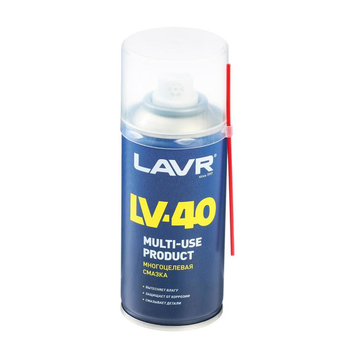 Многоцелевая смазка  LAVR Multupurpose grease LV-40,210мл аэрозоль 2499685