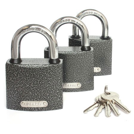 Замок навесной комплект PD-01-63 (3Locks+5Keys)  Апекс/10