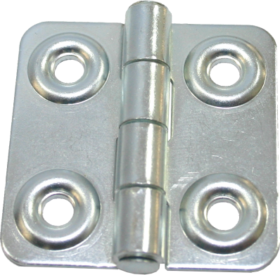 Петля карточная 45*45  цинк Кунгур/200