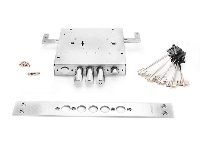 Замок врезной 9-8 МК.Т3/15 (77936) под тяги BORDER/6
