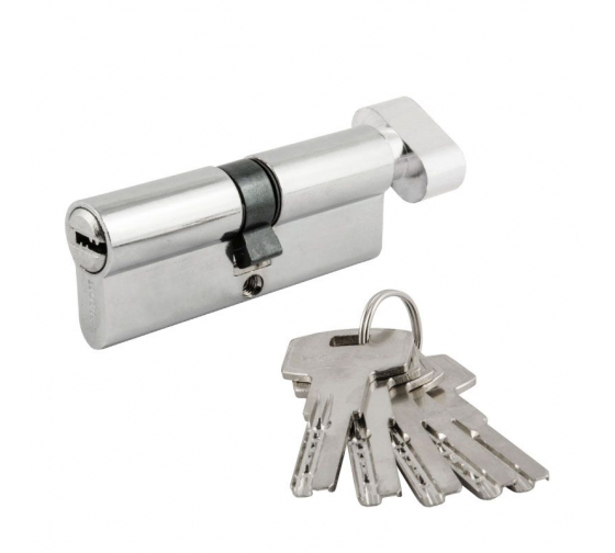 Мех-м цилиндровый МЦ-STD-Z-ЛПВ-80 (40-40) (хром) Нора-М 