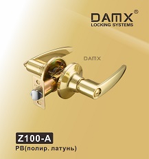 Защелка Z100-A  фикс PB DAMX  (блистер) 10/20