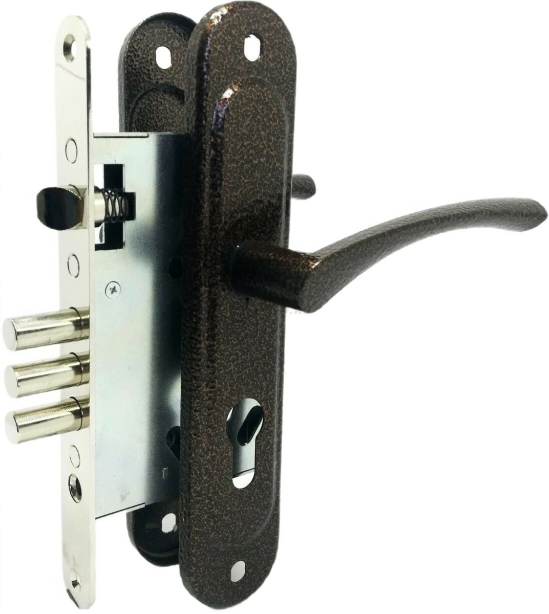 Замок врезной ЗВ 4.009/17 ПРОФИ (медь) без м.ц. Зенит /15 БП-00011272