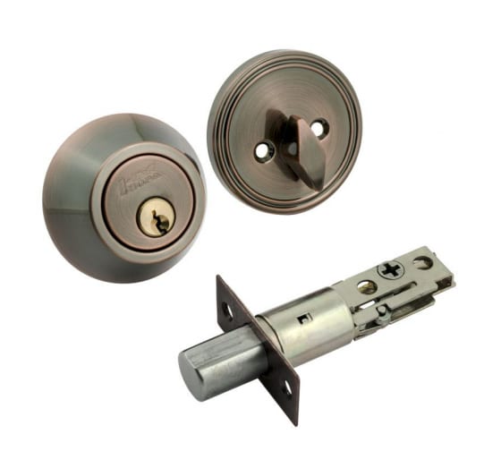 Замок врезной D1 медь (кл/фикс.) Нора-М/30