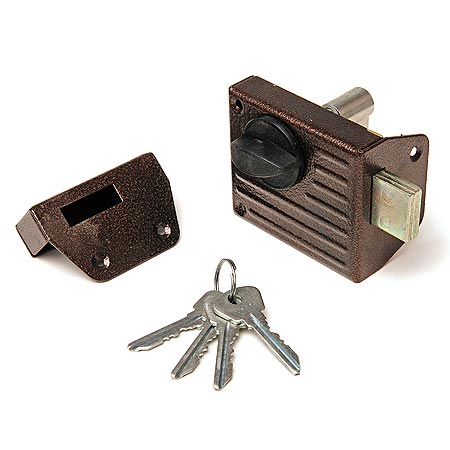 Замок накладной ЗН1-2.1 медный Зенит  /16 00-00000655