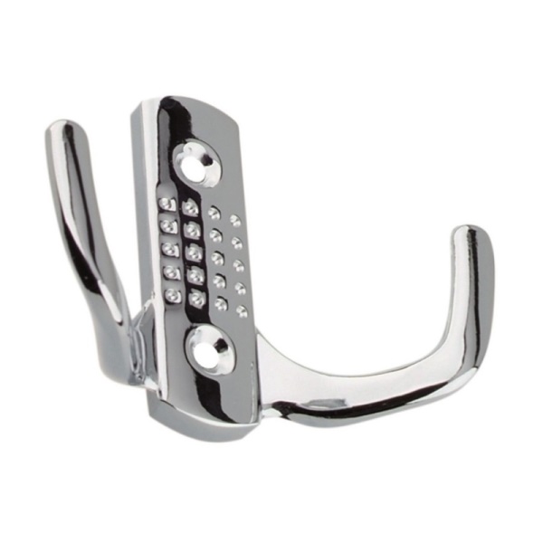 Крючок 04.48.02 212-В  2-х рожковый (хром) /60 МАРЛОК