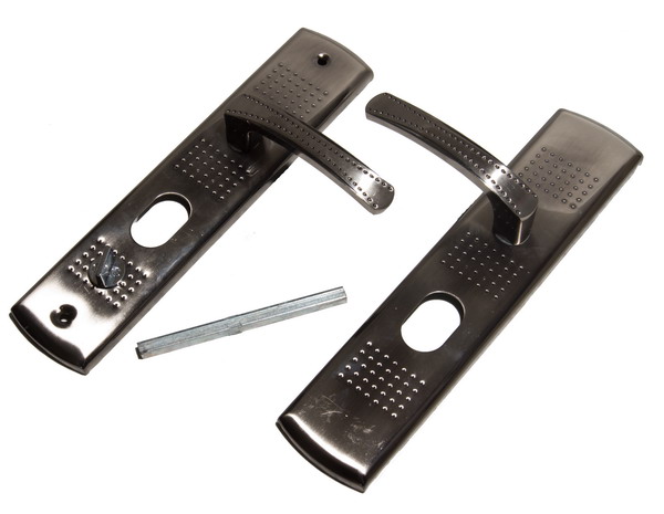 Ручки для кит. дверей с подсветкой левая тип 4 (никель) MARLOK