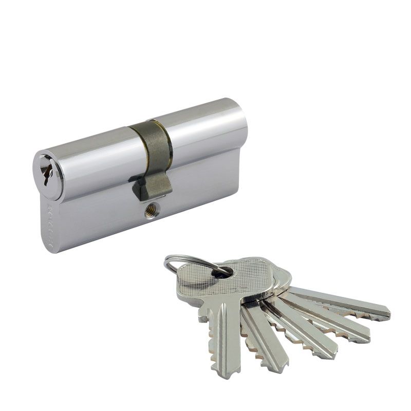 Мех-м цилиндровый МЦ-STD-Z-Л-70 (35-35) (хром) Нора-М 