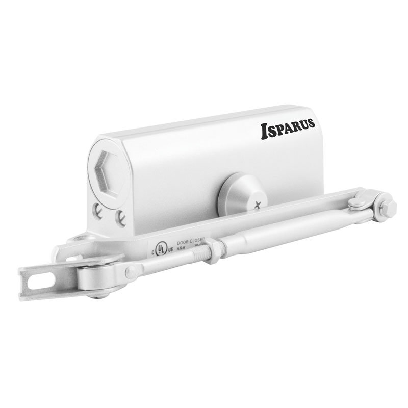 Доводчик ISPARUS 430 (от 50 до 110кг) СЕРЫЙ/10