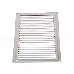 Решетка вент.200*200 мм (бел) с сеткой Нора-М