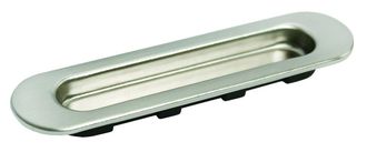 Ручка для раздвижных дверей  MHS150 SN бел.никель МОРЕЛЛИ