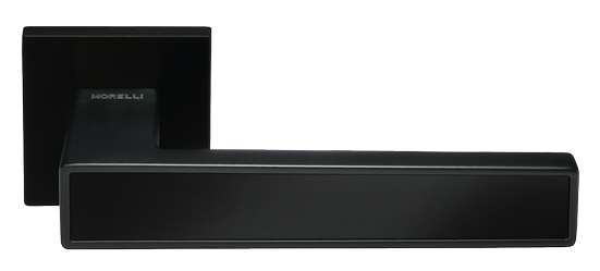 Ручка дверная квадрат  МН-48-S6 BL  черный МОРЕЛЛИ