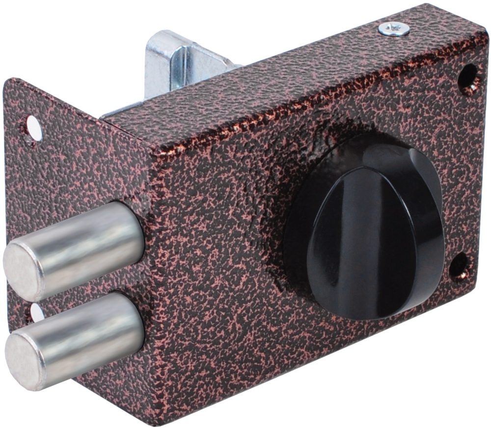 Замок накладной ЗН1-1.2 (ГЛЗ) (серый) Омега/30