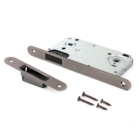 Защелка дверная магнитная с/у 5300-М-WC-GRF (графит) Апекс /40