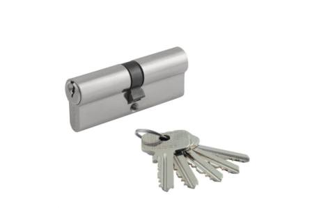 Мех-м цилиндровый МЦ-STD-Z-Л-80 (40-40) (хром) Нора-М 