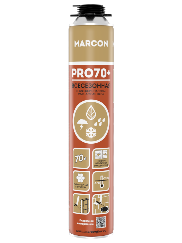 Пена монт. проф. 70+ всесезонная MARCON PRO