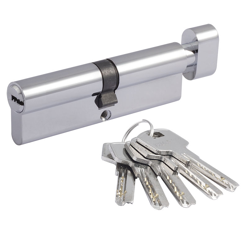 Мех-м цилиндровый МЦ-STD-Z-ЛПВ-100 (50-50) (хром) Нора-М 